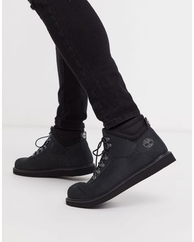 Timberland Canvas Newmarket Arch - Lage Laarzen in het Zwart voor heren -  Lyst