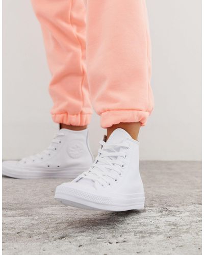 chuck taylor all star mono leather high top