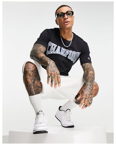 champion large logo t shirt