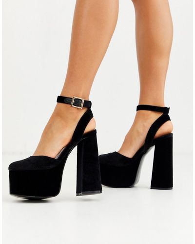 heels with platform front