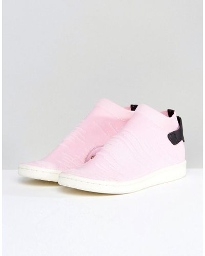 adidas originals stan smith primeknit pink