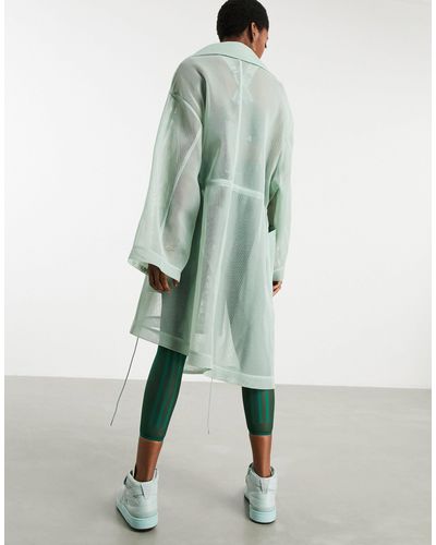 Ivy Park Adidas X Mesh Trench Coat in 