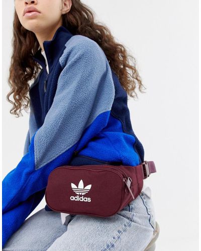 burgundy fanny pack
