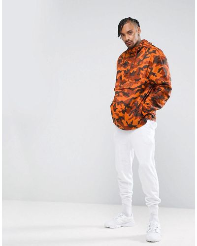 puma orange camo jacket