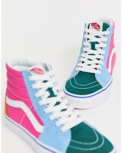 vans sk8 hi colorblock