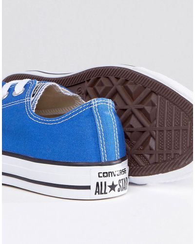 royal blue chucks low top