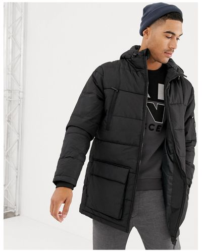 Nicce longline puffer jacket Clearance