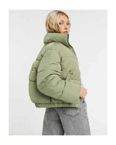 mint puffer vest