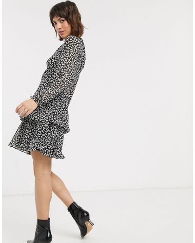 warehouse leaf dress