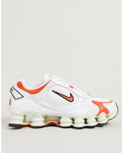 Zapatillas en blanco y naranja Shox TL Nova Nike de Tejido sintético de  color Blanco | Lyst