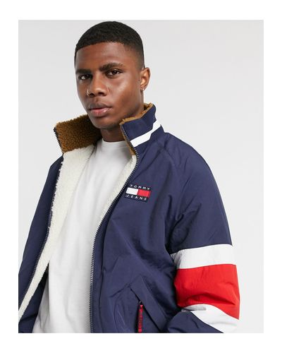 tommy hilfiger borg jacket