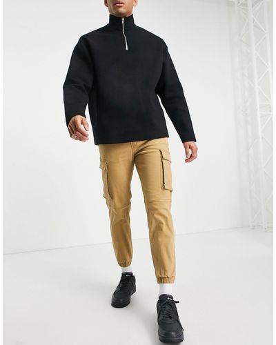 Pull\u0026Bear Denim Cargo Pants for Men | Lyst