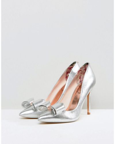 ted baker silver heels