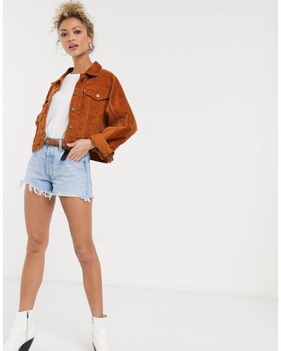 Future - Giacca trucker vintage di jeans marroneLevi's in Denim di colore  Marrone | Lyst