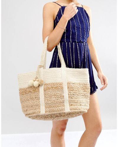 straw beach purse