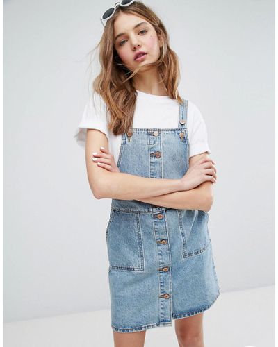 denim button down dress