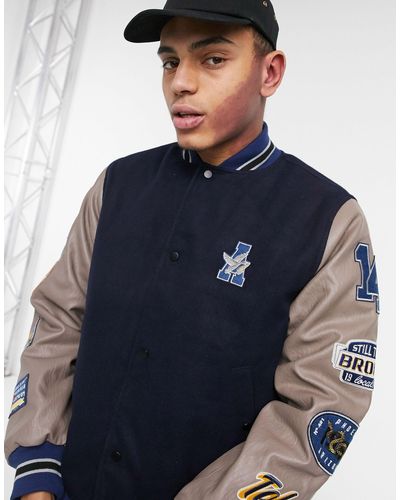 actual bomber varsity jacket