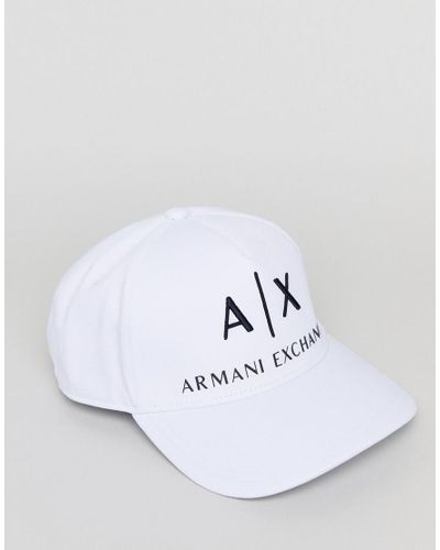 Armani Exchange White Hat on Sale, 57 