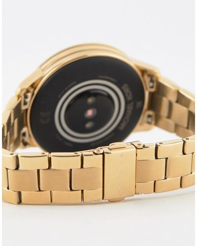 Michael Kors Katoen Display Smartwatch Runway Gen 4 Mkt5045 in het Metallic  | Lyst NL