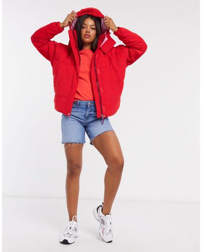 lee jeans puffer jacket