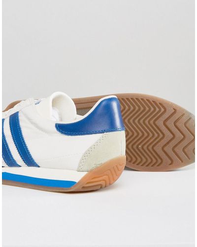 Adidas Originals Leather Adidas Original Country Og Sneakers In White For Men Lyst