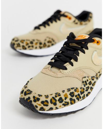 Nike Leopard Print Air Max 1 Trainers - Lyst