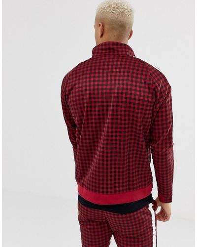 Giacca sportiva rossa a quadretti BQ0675-618Nike in Materiale sintetico da  Uomo colore Rosso | Lyst