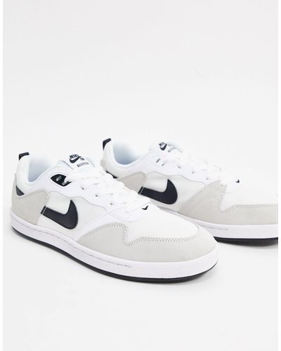 SB Alleyoop Zapatillas de skateboard Blanco Nike de Ante de color Blanco  para hombre | Lyst