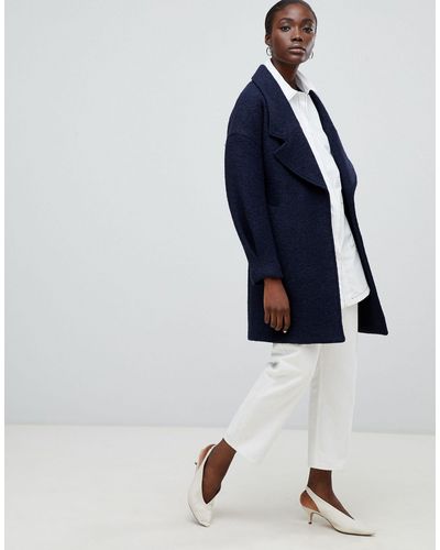 selected femme wrap wool coat