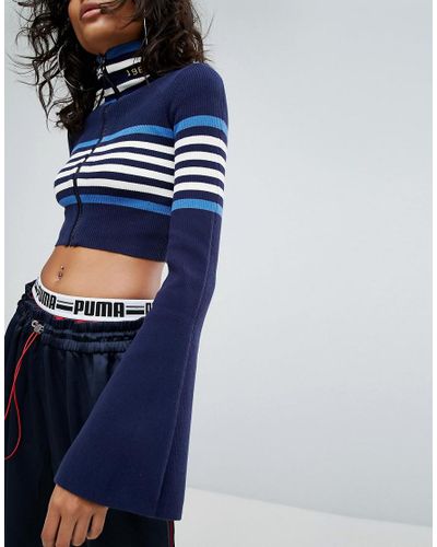 puma crop top sweater