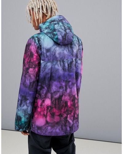 volcom purple snowboard jacket