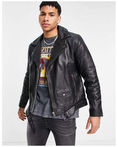 topman genuine leather motorcycle jackets