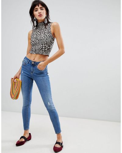 Stradivarius Denim Body Shape Jean in Blue | Lyst