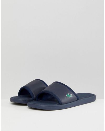 Lacoste L.30 Sliders in Navy (Blue) for 