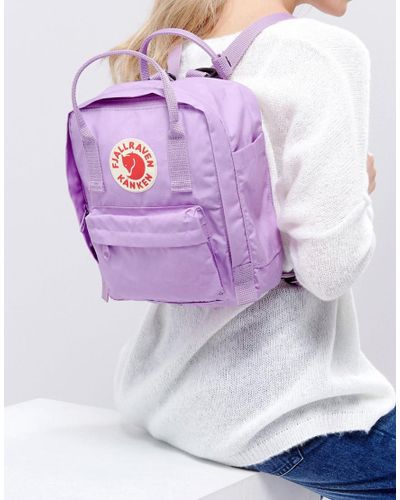 kanken mini purple