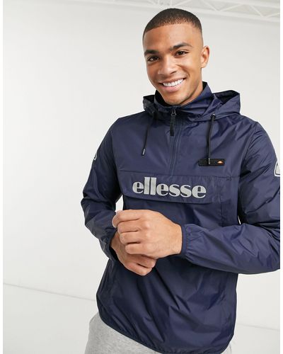 ellesse reflective overhead jacket