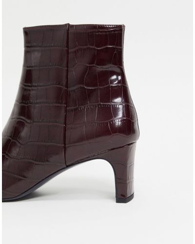 mango croc boots