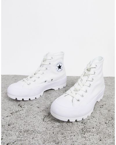 high top thick sole converse