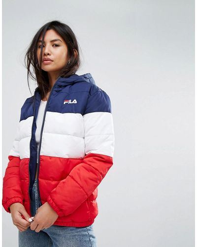 fila longline padded jacket