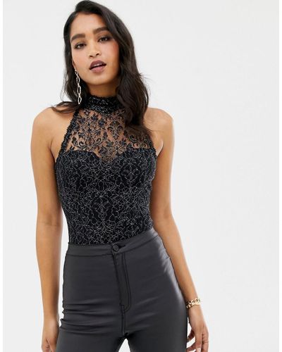 lace halter top