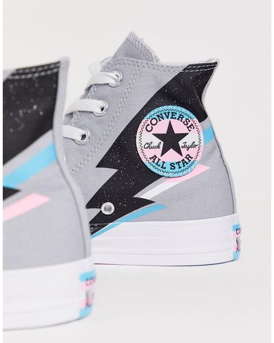 converse with lightning bolt