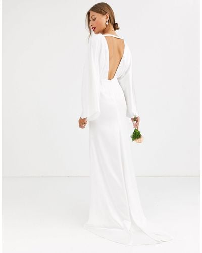 kimono sleeve wedding dress