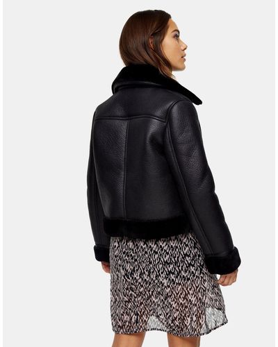 topshop aviator jacket