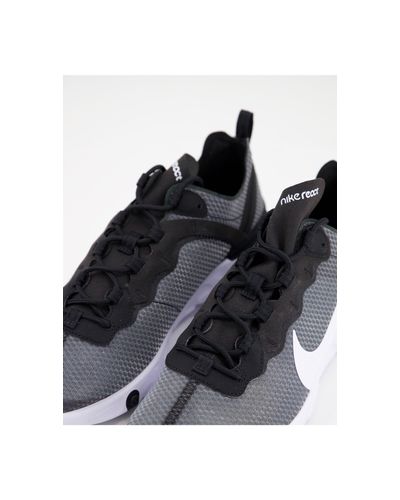 nike react element 55 hombre negras