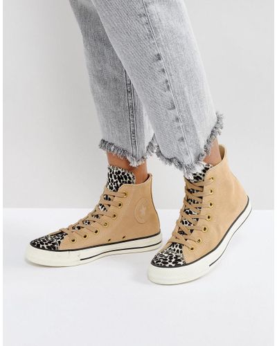 converse high tops cheetah