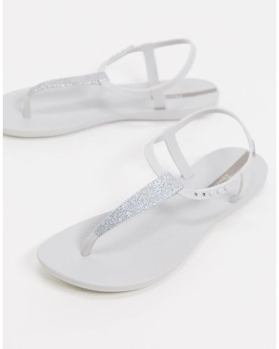 ipanema pop glitter flat sandals