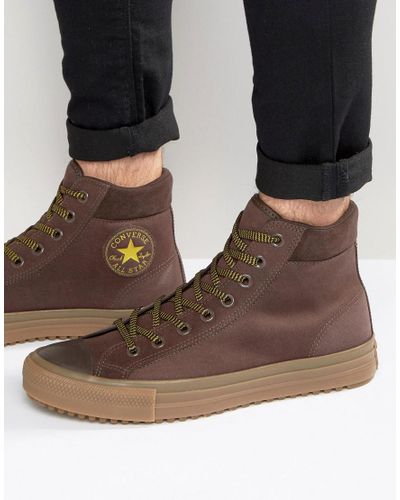 converse boot pc tumbled leather