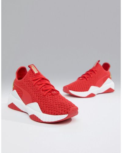 puma defy red