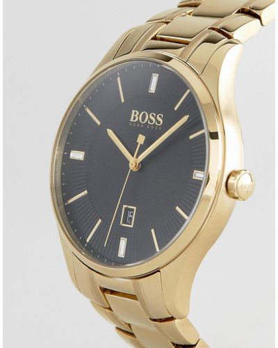 boss gold watch