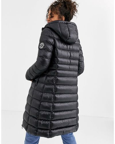 long lightweight padded jacket
